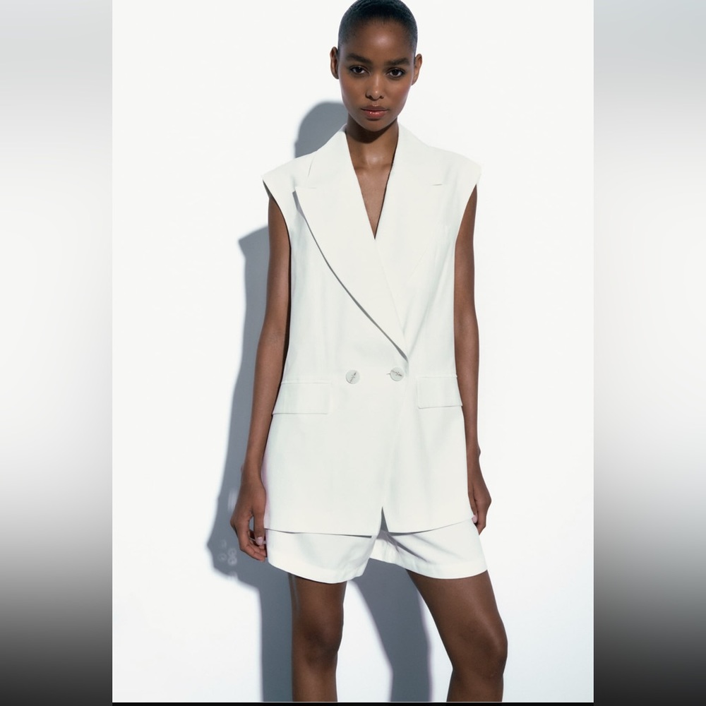 Zara oversize wrap vest/new collection/matching shorts available on dif listing
